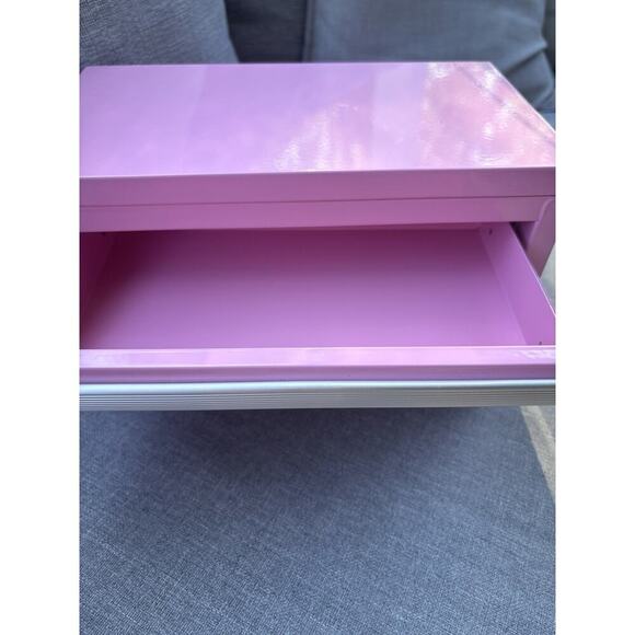 NWOB Kobalt 2 Drawer Hot Pink Mini Tool Box Craft Make-up - Picture 4 of 11